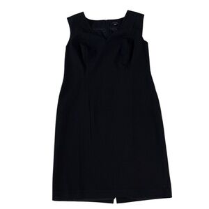 Ann Taylor Black Sleeveless Midi Dress Size 12